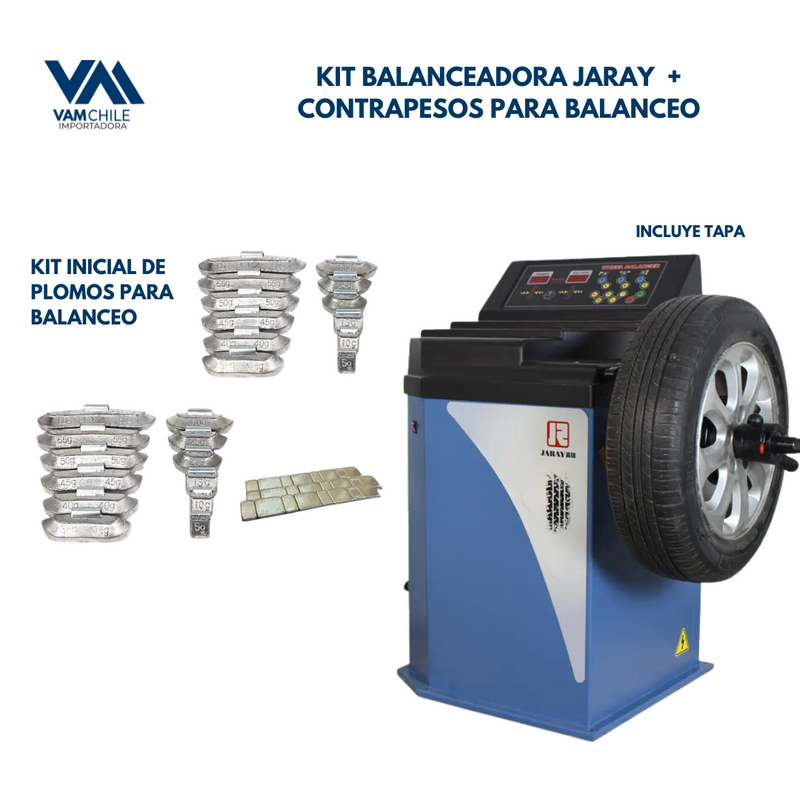 Pack Balanceadora JARAY + Kit Inicial de Contrapesos