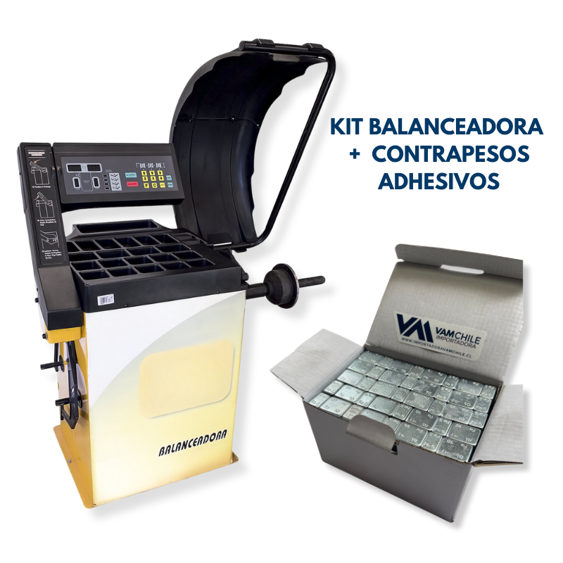 Pack Balanceadora + 100 Contrapesos Adhesivos