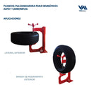 Plancha Vulcanizadora para Neumático de Auto y Camioneta