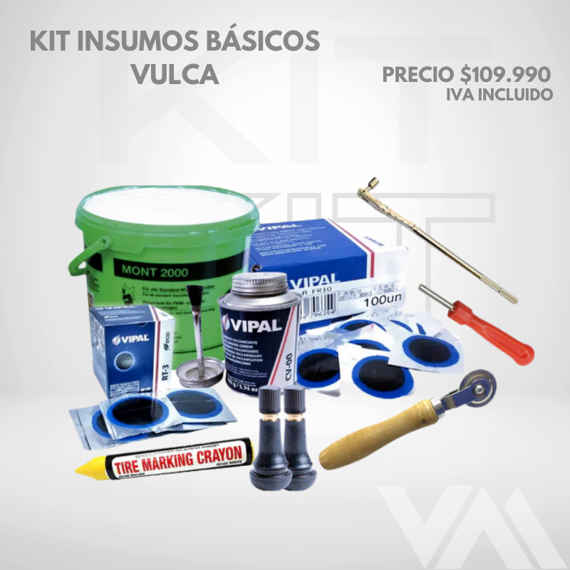 Kit Vulca Insumos Básicos de Vulcanización