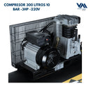 Compresor 300 Litros 10 BAR -3HP -220V