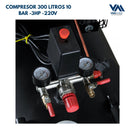 Compresor 300 Litros 10 BAR -3HP -220V