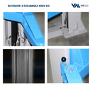 Elevador 4000kg de 2 Columnas
