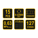 Esmeril (Dremel) Neumático 22000 RPM