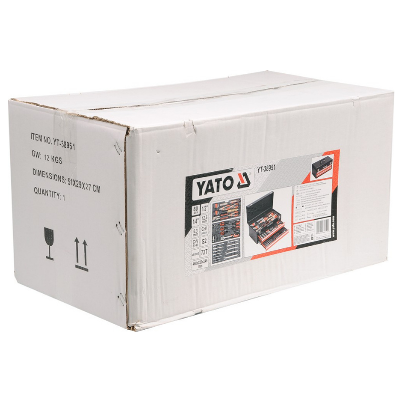 Caja de Herramientas 80 Piezas YATO