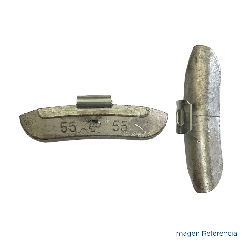 Contrapesos para llantas de fierro 55gr